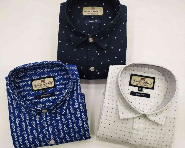 Buy Pan America Regular Formal Shirt (Only L Size) Online @ ₹400 from  ShopClues